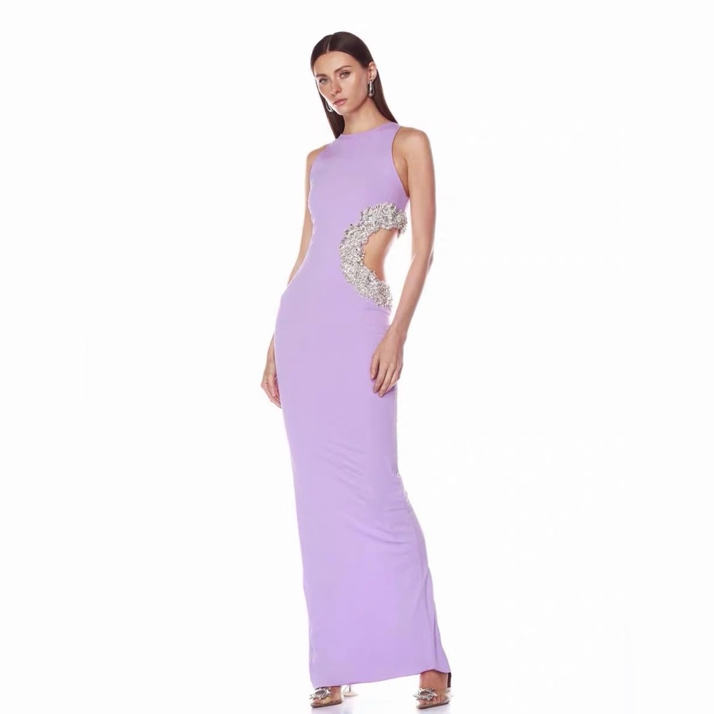 Bronx and Branco Camila Cutout Maxi Dress in Liaic-NWOT